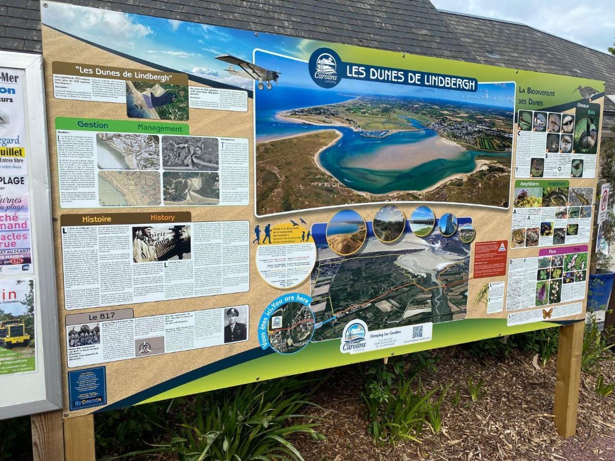 Camping Les Carolins Saint-Lo-d'Ourville Exteriér fotografie