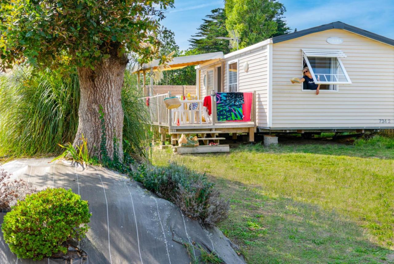 Camping Les Carolins Saint-Lo-d'Ourville Exteriér fotografie