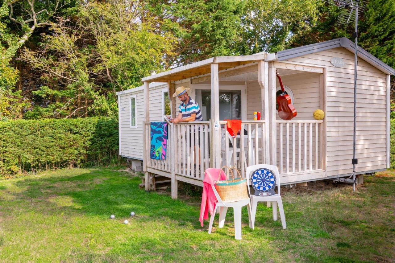 Camping Les Carolins Saint-Lo-d'Ourville Exteriér fotografie
